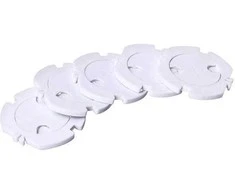 Apsauga nuo vaikų lizdui, plastikas, 10 vnt. baltos sp