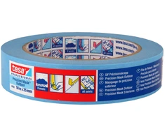 Apsauginė dažymo juosta TESA, atspari UV, 50 x 0,025 m