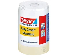 Apsauginė dažymo plėvelė su lipnia juosta TESA STANDARD, 25m x 0,55 m