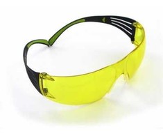 Apsauginiai akiniai 3M SecureFit 400 AS-AF geltoni
