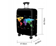 Apsauginis kelioninio lagamino L dydis 70x50x30cm (25-28 colių)
