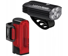 Apšvietimas - LEZYNE - Fusion Pro 600 + / Strip 300 + - 600 Liumenų Priekyje - 300 Liumenų Gale - Įkraunamas USB