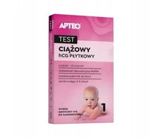 APTEO HCG nėštumo testo plokštelė, 1 vnt.