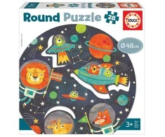 Dėlionė Educa Round Puzzle, The Space (80-18908)
