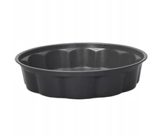 Apvalios formos 26 cm banguotas Premium Bakery Pilkas Tognana