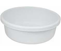 Apvalus dubuo CURVER BASINS, balto granito spalvos, h15 x 45 x 45 cm, 18 L