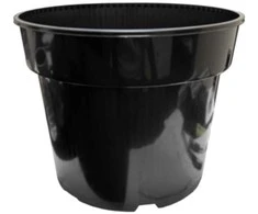 Apvalus vazonėlis daigams Ø29cm H22.8cm plastikinis/juodas
