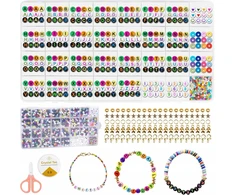 Apyrankių papuošalų gaminimo rinkinys DIY Laiškų karoliukai 3440 vnt