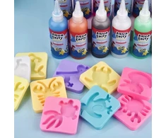 AQUA GELZ CREATIVE SET XXL 35 ELEMENTS 12 GEL + PRIEDAI DOVANA DIY