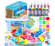 AQUA GELZ CREATIVE SET XXL 35 ELEMENTS 12 GEL + PRIEDAI DOVANA DIY