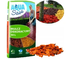 AQUA SAV DEKORATYVINIS MULČIAS 50L oranžinė medienos drožlės