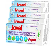 Aqua Shock 100x JAVEL VANDENS GYDYMO TABLETĖS