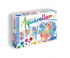 Aquarellum Unicorns 4 paveikslėliai tapybai ir SentoSphere dažai