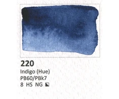 Aquarius Akvarelė 220 Indigo Hue