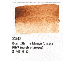 Aquarius akvarelė 250 Burnt Sienna