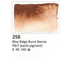 Aquarius akvarelė 256 Mėlyna Brid Burnt Sienna