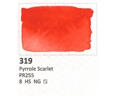 Aquarius Akvarelė 319 Pyrrole Scarlet - Intensyvi Raudona