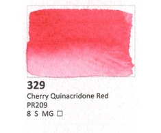 Aquarius Akvarelė 329 Cherry Quinacridone Raudona