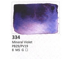Aquarius Akvarelė 334 Mineral Violet – Profesionalūs Dažai