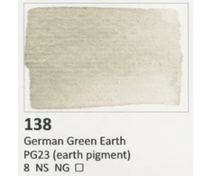 Aquarius akvareliniai dažai 138 German Žalias Earth