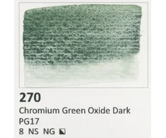 Aquarius akvareliniai dažai 270 Chromium Žalias Oxide Dark