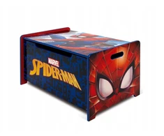 MCU Arditex Detský drevený nábytok 2v1 SPIDERMAN Lavica / Box na hračky, SM14179