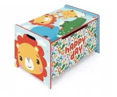 Arditex Dziecięce meble drewniane 2w1 FISHER PRICE Ławka / Pojemnik na zabawki, FP10299