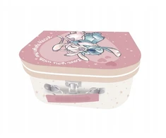 Kelioninis Arditex Lilo &amp; Stitch vaikiškas lagaminas – rožinis, 19×14×7 cm (WD171517)