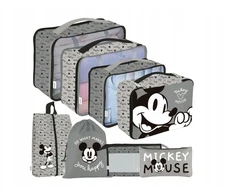 Arditex Mickey Mouse kelionių organizatoriaus rinkinys - 8 dalių, pilkas (WD16712)