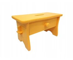 Arms Kutek AUKŠTA ORANŽINĖ taburetė SU STALČIU RYCZKA taburetė, PAGALBINĖ KĖDĖ