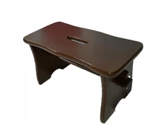 Arms Kutek RUDA DAŽYTA VIDUTINĖ KĖDĖ RYCZKA taburetė ZYDELEK 24 CM