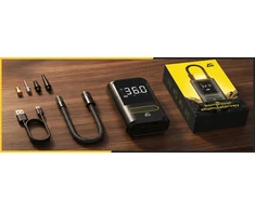 ARSA GO ELEKTRINIS DVIRAČIO siurblys CAR kompresorius 4000mAh baterija + POWERBANK