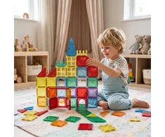 ARSA GO MAGNETINIAI KONSTRUKCINIAI BLOKAI DIDELIS 3D UGDYMO RINKINYS XXL 110 EL.