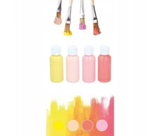 Artico – Set of acrylic pastel paints 80 ml 4 colours (Set 1)