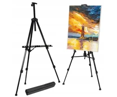 Artmaker Meninės tapybos rinkinys molbertas, dažai, drobės, dažų teptukai