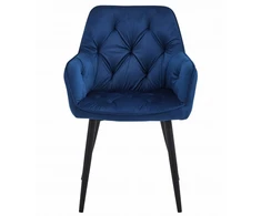 Artpro MINŠTA NAVY PARMA VELIURINĖ KĖDĖ, DAUGINIS, GLAMOUR, SVEIKATAI