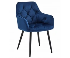 Artpro MINŠTA NAVY PARMA VELIURINĖ KĖDĖ, DAUGINIS, GLAMOUR, SVEIKATAI