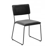 Artpro MODERNUS GLAMOUR VIC KĖDĖS, TAMSIAI PILKA, METALAS, SLIDŽIAI, VALGOMOSIUI