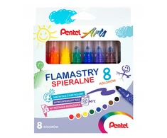 ARTS PENTEL nutrinami žymekliai, 8 spalvos