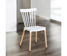 Artseries Skandinaviška ažūrinė valgomojo kėdė Balta LOFT For Hotel Home Bistro