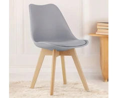 Artseries Skandinaviška pilka kėdė su pagalvėlėmis Patogi Provanso PREMIUM versija