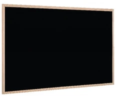 Artyk Juoda kreidinė lenta su mediniu rėmu, 900x600 mm