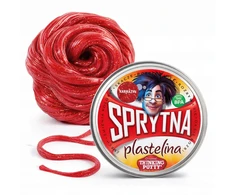 Artyzan ORIGINALUS CLEVER CRIMSON GLITTER PLASTICINE, Magic Putty, Glitter