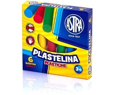 Astra Apvalus plastilinas vaikams 6 spalvos