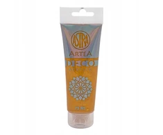 Astra Deco Artea akriliniai dažai 75ml, metalo aukso