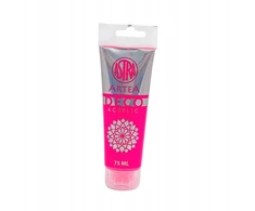 Astra Deco neon rožiniai akriliniai dažai, 75ml