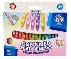 Astra kreidelės 18 vnt. pastelinių spalvų