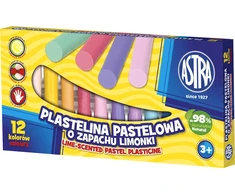 Astra Liepomis kvepiantis pastelinis plastilinas 12 spalvų