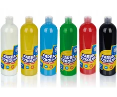 Astra mokykliniai dažai 6x0.5l - 3l rinkinys