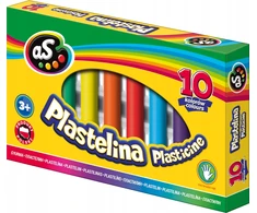 Astra Mokyklinis plastilinas vaikams 10 spalvų, minkštas, nelimpantis
